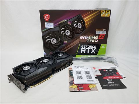 GeForce RTX 3080 GAMING Z TRIO 12G LHR 各サイトで併売につき売切れのさいはご容赦願います。