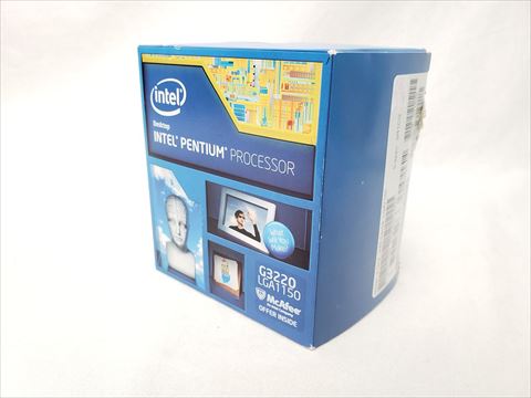 Pentium G3220 BOX (3.00GHz/ターボブーストなし/2-core 2-thread/L2=256kB x2 L3=3MB/TDP54W/HD Graphics) 各サイトで併売につき売切れのさいはご容赦願います。