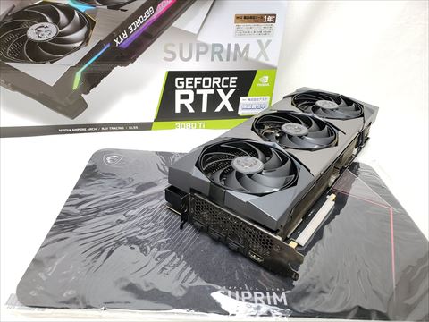GeForce RTX 3080 Ti SUPRIM X 12G 各サイトで併売につき売切れのさいはご容赦願います。