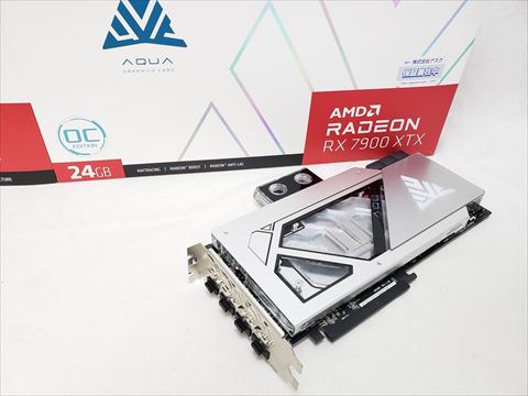 [保証確認] Radeon RX 7900 XTX AQUA 24GB OC /RX7900XTX AQ 24GO 各サイトで併売につき売切れのさいはご容赦願います。
