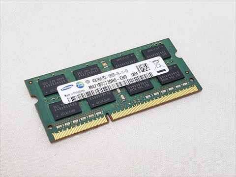 204Pin 1333(PC3-10600) 4GB DDR3 S.O.DIMM 各サイトで併売につき売切れのさいはご容赦願います。