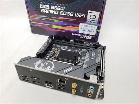 MPG B560I GAMING EDGE WIFI 各サイトで併売につき売切れのさいはご容赦願います。