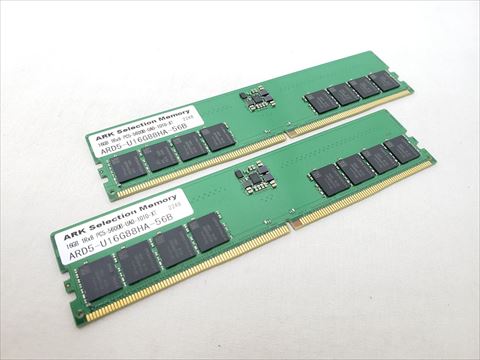 PC5-44800(DDR5 5600) 16GB x2 /バルク 各サイトで併売につき売切れのさいはご容赦願います。