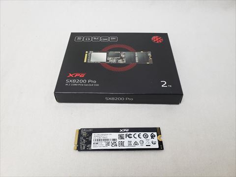 XPG SX8200 Pro ASX8200PNP-2TT-C 各サイトで併売につき売切れのさいはご容赦願います。