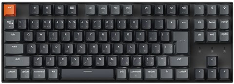 K8X-A1Z-JIS K8 Version 2 QMK ワイヤレスカスタム・メカニカルキーボード - WHITE LED - JIS配列  / Keychron Superスイッチ赤軸 / PBTダブルショットキーキャップ
