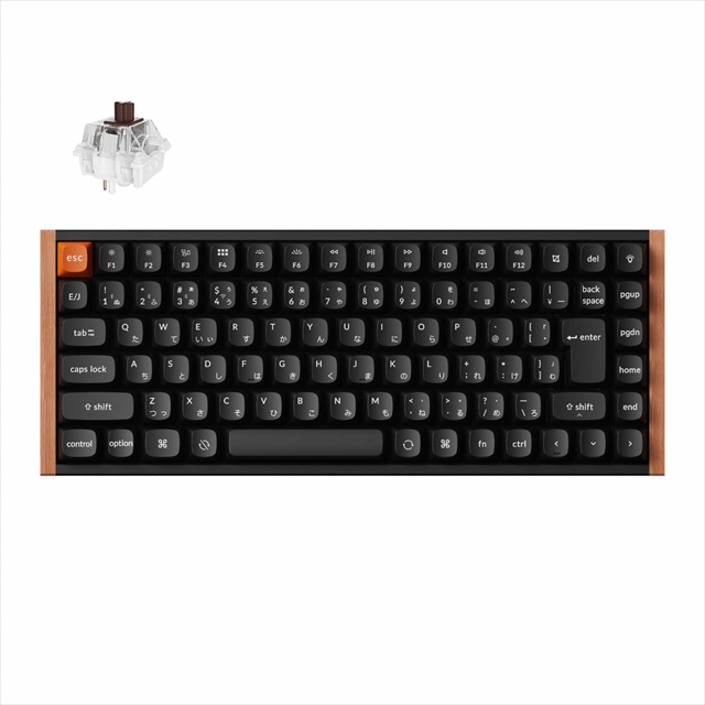 K2M-G8W-JIS K2 Max スペシャルエディション QMK ワイヤレス カスタム・メカニカルキーボード - WHITE LED - JIS配列  / Keychron K Proサイレントスイッチ茶軸（静音スイッチ）