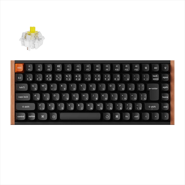 K2M-G9W-JIS K2 Max スペシャルエディション QMK ワイヤレス カスタム・メカニカルキーボード - WHITE LED - JIS配列  / Keychron K Proサイレントスイッチバナナ軸（静音スイッチ）