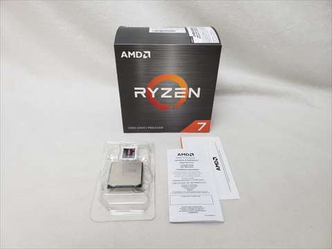 Ryzen 7 5700X W/O Cooler BOX (8C/16T、3.4GHz(最大4.6)、65W、L3 Cache 32MB) 各サイトで併売につき売切れのさいはご容赦願います。