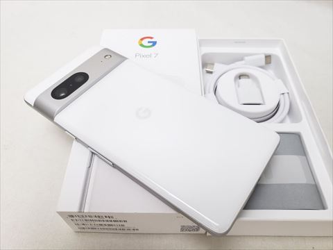 Pixel7 8GB/128GB スノー 【au SIMFREE】 各サイトで併売につき売切れのさいはご容赦願います。