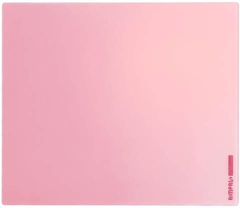 AIMPAD glass1．5 桜 490x420 硬度10Hのアルミノシリケートガラスを使用したコントロールタイプのガラス製マウスパッド