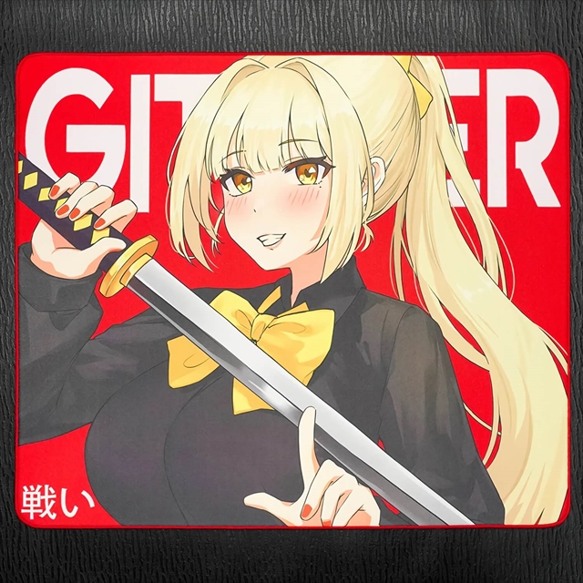 2D Artwork Anime-inspired Gaming Mouse Pad Setsuna Control First Form（Type-I)-Control