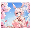 2D Artwork Anime-inspired Gaming Mouse Pad Sakura Rabbit Police Second Form(Type-II)-Control Waterproof Surface