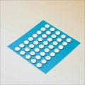 Mouse Skates Universal PLATINA WHITE 6．5mm Dots 40pcs ☆6個まで￥250クリックポスト対応可能！