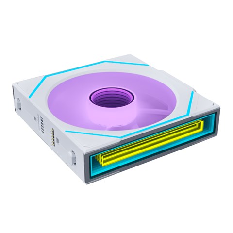 UNI FAN SL-INF Wireless 120 リバースブレード WT 1pk UF-RS-SLIN120-WLS-1W 