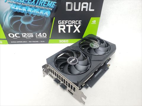DUAL-RTX3060-O12G-V2 各サイトで併売につき売切れのさいはご容赦願います。