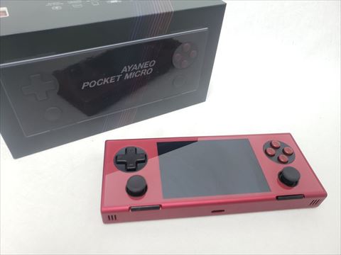 AYANEO Pocket MICRO Android （Helio G99/3.5/8GB/256GB） ソウルレッド 各サイトで併売につき売切れのさいはご容赦願います。