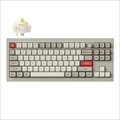 V3M-R4-US V3 MAX QMK ワイヤレスカスタム・メカニカルキーボード - RGB - US配列（テンキーレス）- レトロカラー / Gateron Jupiter スイッチ（ホットスワップ）バナナ軸