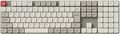 K5M-K4Z-JIS K5 Max QMK/VIA ワイヤレス カスタム・メカニカルキーボード - White LED - JIS配列（テンキー付 / フルサイズ）- レトロカラー / Gateronロープロファイル2.0メカニカルスイッチバナナ軸 / PBTダブルショットキーキャップ