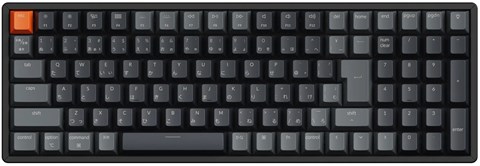 K4X-J1Z-JIS K4 Version 3 QMK ワイヤレスカスタム・メカニカルキーボード - RGB - JIS配列  /  Keychron Superスイッチ赤軸 /ABS素材のシャインスルーキーキャップ