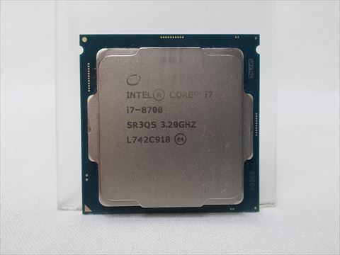 Core i7-8700 バルク (3.20GHz/ターボブースト時4.60GHz/6-core 12-thread/Total Cache 12MB/TDP65W/UHD Graphics 630) 各サイトで併売につき売切れのさいはご容赦願います。