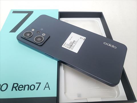OPPO Reno7 A 128GB ドリームブルー /CPH2353 【国内版 SIMFREE】 各サイトで併売につき売切れのさいはご容赦願います。