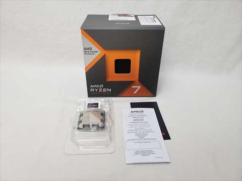 Ryzen7 7800X3D W/O Cooler (8C/16T、4.2Ghz(最大5.0)、120W、L2+L3 Cache 104MB、Radeon Graphics ) 各サイトで併売につき売切れのさいはご容赦願います。