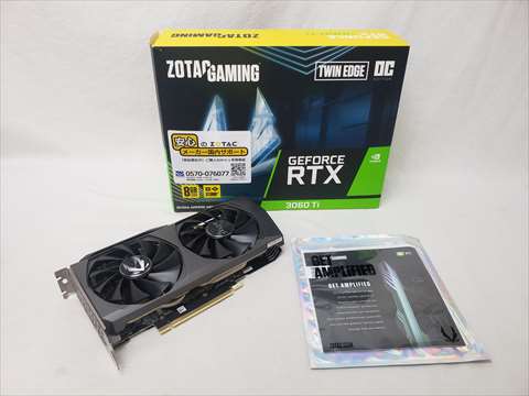 ZTRTX3060TWINEDGEOC-8GBGDR6/ZT-A30610H-10M ZOTAC GAMING GeForce RTX 3060 Ti Twin Edge OC 各サイトで併売につき売切れのさいはご容赦願います。