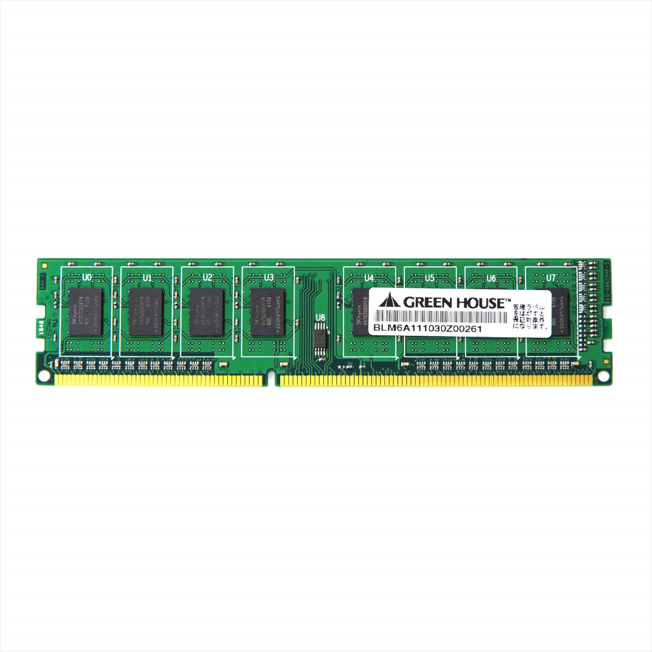 GREEN HOUSE GH-DVT1600-8GB メモリモジュール　新品 GH-DVT1600LV-8GB ☆6個まで￥250クリックポスト対応可能！ | 240pin