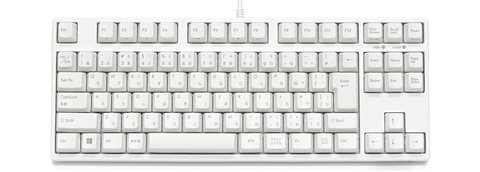 FKBN91M/JMW3 Majestouch 3 HAKUA Tenkeyless 茶軸・テンキーレス・日本語かなあり・ホワイト