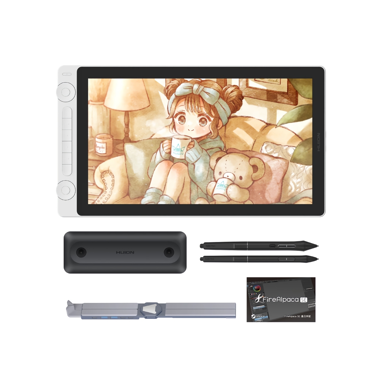 HUION Kamvas 16 Gen3 日台限定版 ホワイト GS1563-W | ペンタブレット