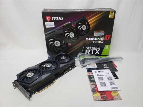 GeForce RTX 3080 GAMING X TRIO 10G 各サイトで併売につき売切れのさいはご容赦願います。