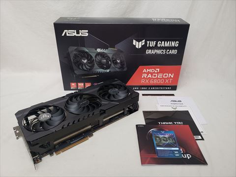 TUF-RX6800XT-O16G-GAMING 各サイトで併売につき売切れのさいはご容赦願います。