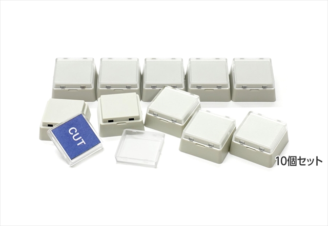 FKCS10CT クリアトップキーキャップ10個セット ☆4個まで￥250クリックポスト対応可能！
