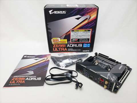 Z590I AORUS ULTRA 各サイトで併売につき売切れのさいはご容赦願います。