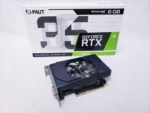GeForce RTX 3050 StormX 6GB /NE63050018JE-1070F 各サイトで併売につき売切れのさいはご容赦願います。