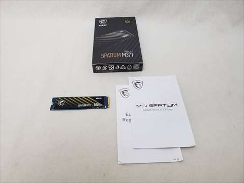SPATIUM M371 NVMe M.2 500GB 各サイトで併売につき売切れのさいはご容赦願います。