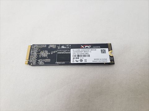 XPG SX8200 ASX8200NP-960GT-C 各サイトで併売につき売切れのさいはご容赦願います。