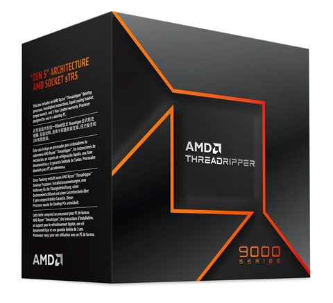 AMD Ryzen Threadripper 9970X BOX W/O cooler (32C64T、4.0GHz、350W)