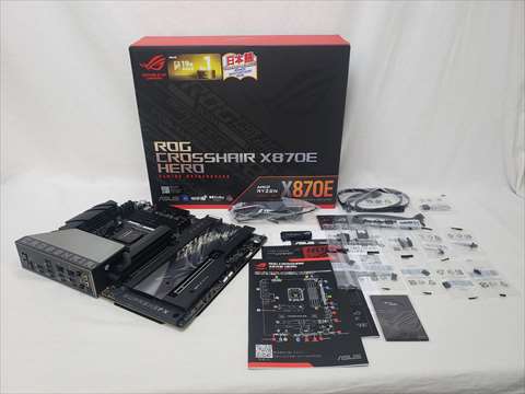 ROG CROSSHAIR X870E HERO 各サイトで併売につき売切れのさいはご容赦願います。
