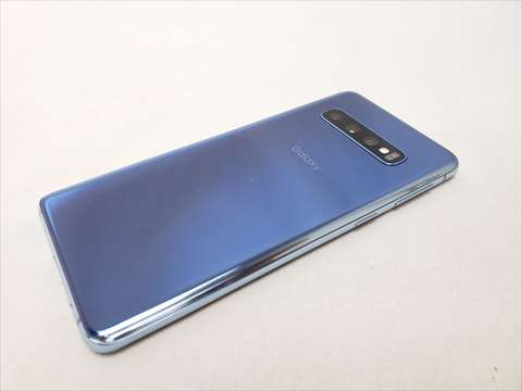 SCV41 プリズムブルー /Galaxy S10 au 【SIMロック解除品】 各サイトで併売につき売切れのさいはご容赦願います。