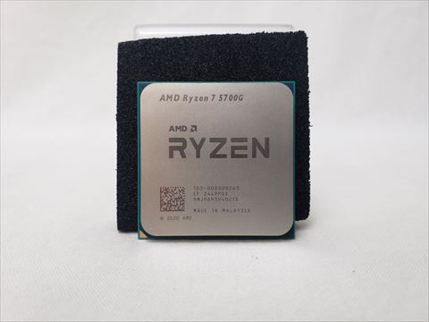 Ryzen 7 5700G バルク (8C16T/3.8GHz(4.6)/65W/TOTAL Cache 20MB) 各サイトで併売につき売切れのさいはご容赦願います。