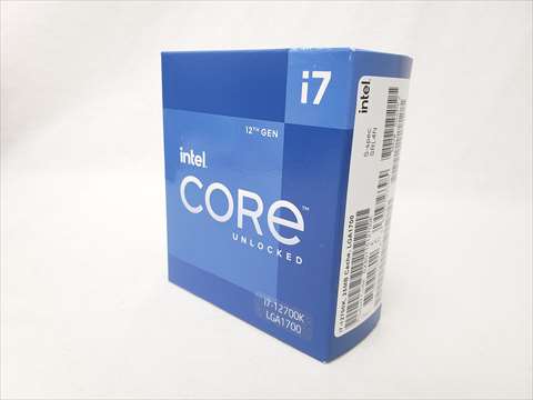 Core i7-12700K BOX (P-core 8(3.6GHz)+E-core 4(2.7GHz)/20スレッド/Smart Cache 25MB/TDP125W) 各サイトで併売につき売切れのさいはご容赦願います。