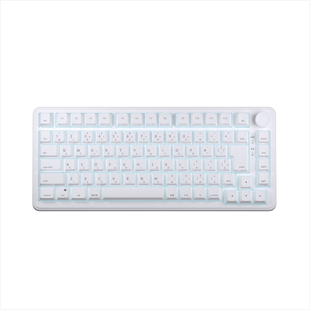 AIM1 瞬 マタタキ ゲーミングキーボード 日本語配列 ホワイト 3001JISA1WH 7月28日18時発売開始