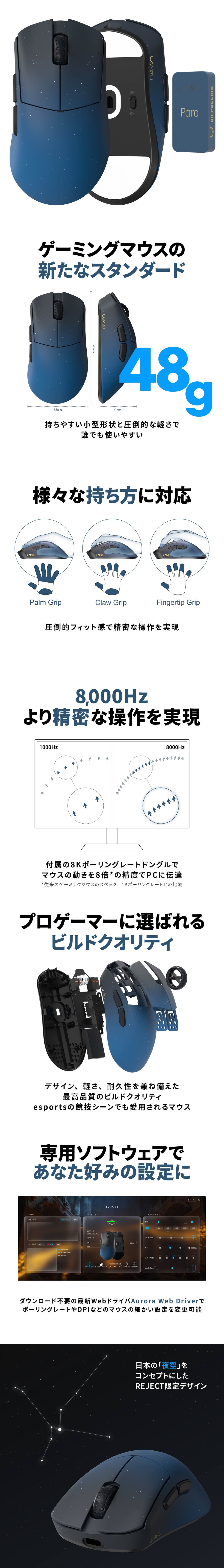 REJECT x LAMZU PARO 8K REJECT SPECIAL EDITION 8月2日発売
