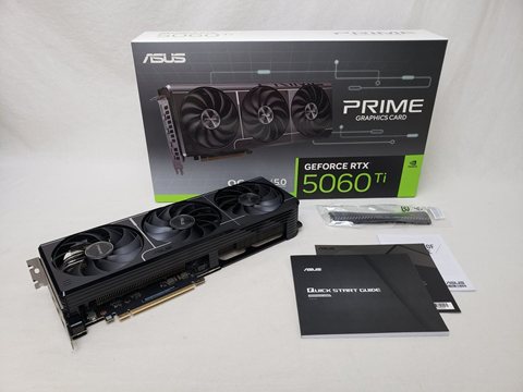 PRIME-RTX5060TI-O16G 各サイトで併売につき売切れのさいはご容赦願います。