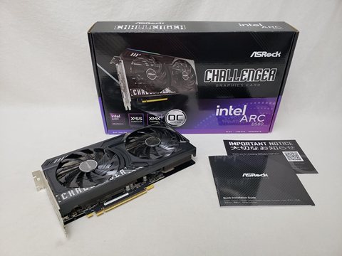 Intel Arc B580 Challenger 12GB OC (B580 CL 12GO) 各サイトで併売につき売切れのさいはご容赦願います。
