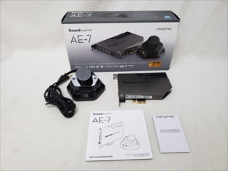Sound Blaster AE-7 各サイトで併売につき売切れのさいはご容赦願います。