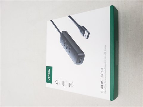 UGREEN USB-A 3.0 ハブ 4ポート拡張 USB-C給電ポート付き 各サイトで併売につき売切れのさいはご容赦願います。