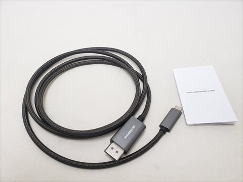Cable Matters USB-C to 8K DisplayPort Cable 1.8m（201336-GRY-1.8m） 各サイトで併売につき売切れのさいはご容赦願います。
