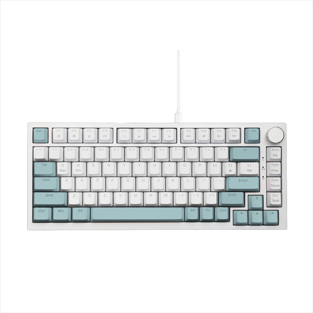 EvoKeys 82 ナイルブルー＆クリーム ラピッドトリガー対応 82＋1 US配列キーボード SE-KBD0CE001F